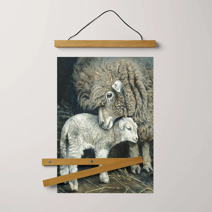 A Mother's Embrace Hanging Canvas Wall Art - Gift For Mom - Religious Canvas