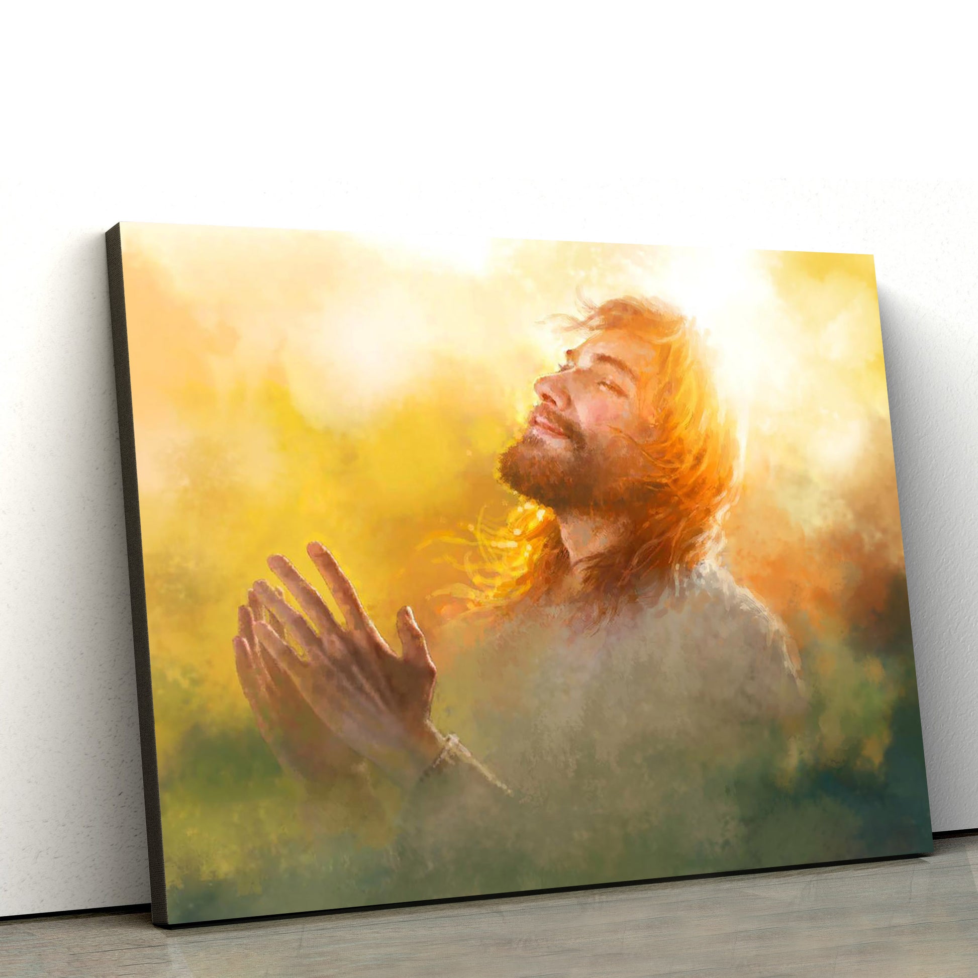 A Perfect Peace Canvas Wall Art - Jesus Picture - Christian Wall Decor
