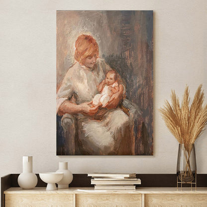 A Piece Of Heaven Canvas Wall Art - Gift For Mom