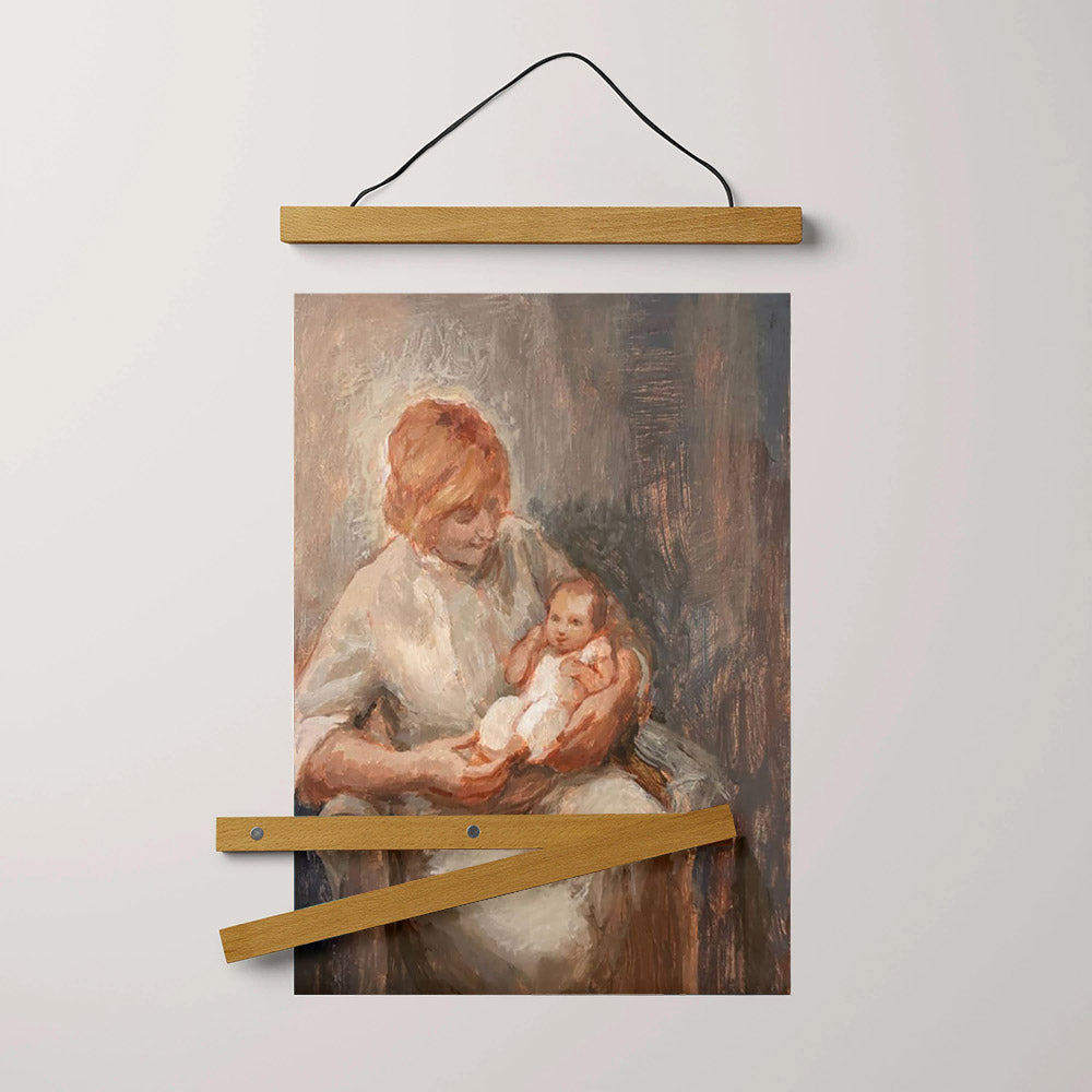 A Piece Of Heaven Hanging Canvas Wall Art - Gift For Mom - Religious Canvas