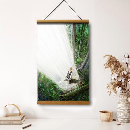 A Pillar Of Light Hanging Canvas Wall Art - Christan Wall Decor - Religious Canvas