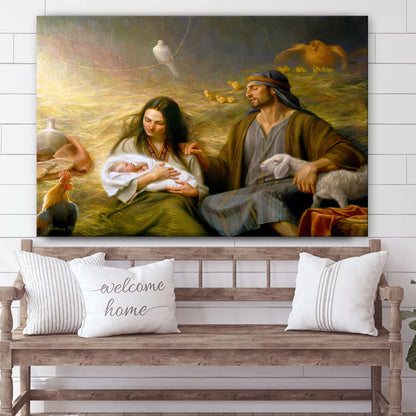 A Savior Is Born  Canvas Pictures - Jesus Christ Canvas - Christian Wall Art