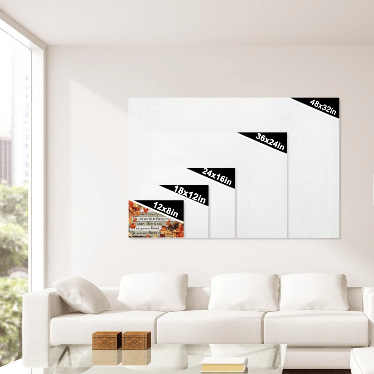 A Thought For Today Work For A Cause Not For Applause Fall Leaves God Canvas, Christian Wall Art, Home Decor