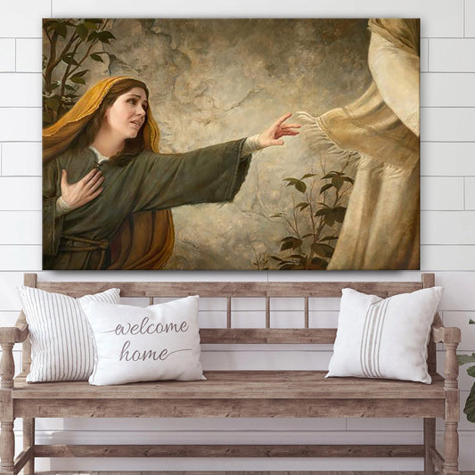 A Thread Of Faith Canvas Wall Art - Gift For Mom
