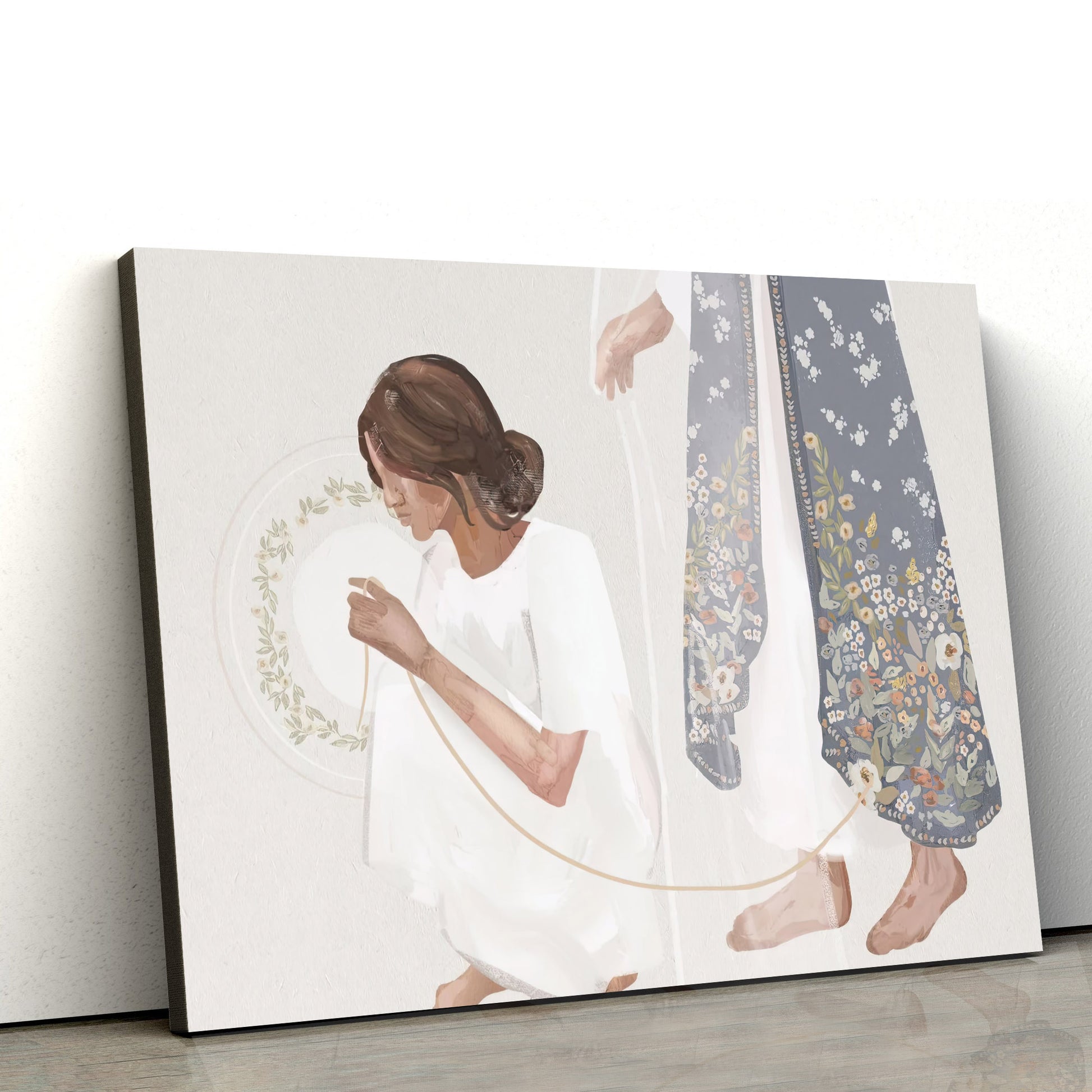 A Thread of His Hem Canvas Wall Art - Christian Wall Decor - Ciaocustom