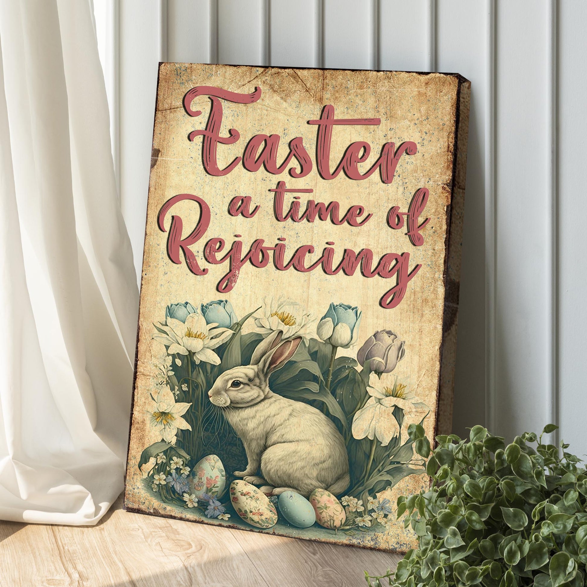 A Time Of Rejoicing Canvas Wall Art - Easter Canvas Pictures - Religious Wall Decor