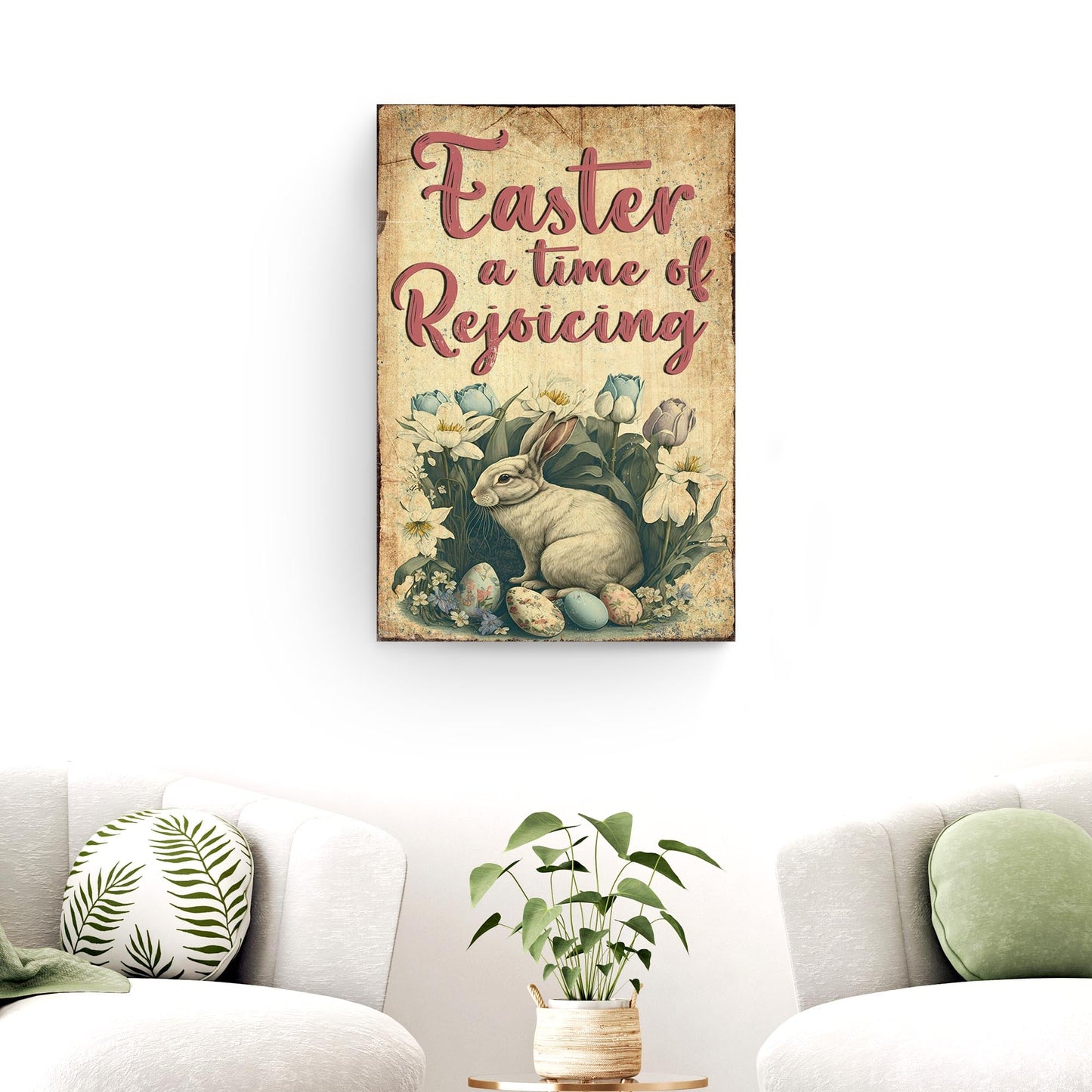 A Time Of Rejoicing Canvas Wall Art - Easter Canvas Pictures - Religious Wall Decor
