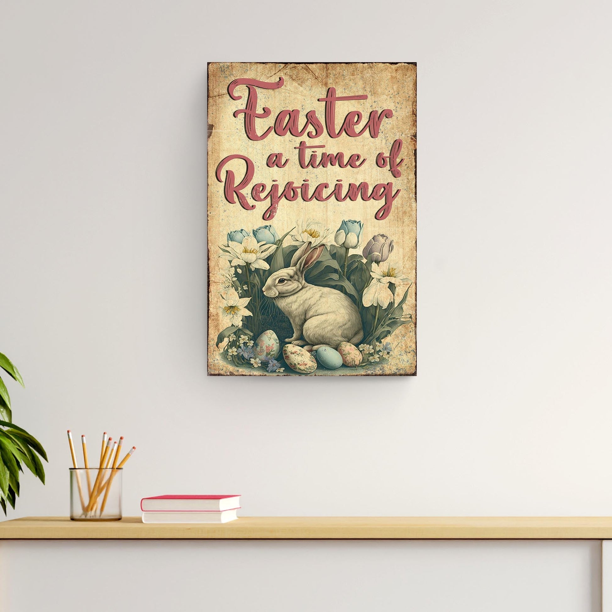 A Time Of Rejoicing Canvas Wall Art - Easter Canvas Pictures - Religious Wall Decor