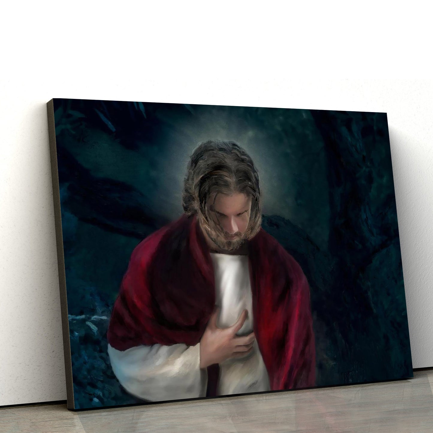 Abba Canvas Wall Art - Jesus Picture - Christian Wall Decor
