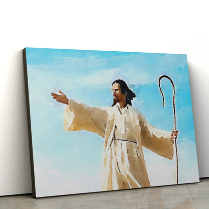 Abbraccio Di Cristo Jesus Portrait Jesus Painting - Canvas Pictures - Jesus Canvas Art - Christian Wall Art