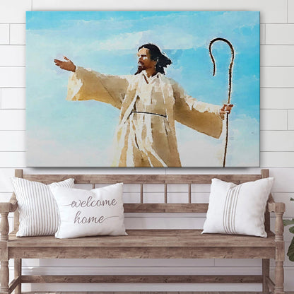 Abbraccio Di Cristo Jesus Portrait Jesus Painting - Canvas Pictures - Jesus Canvas Art - Christian Wall Art
