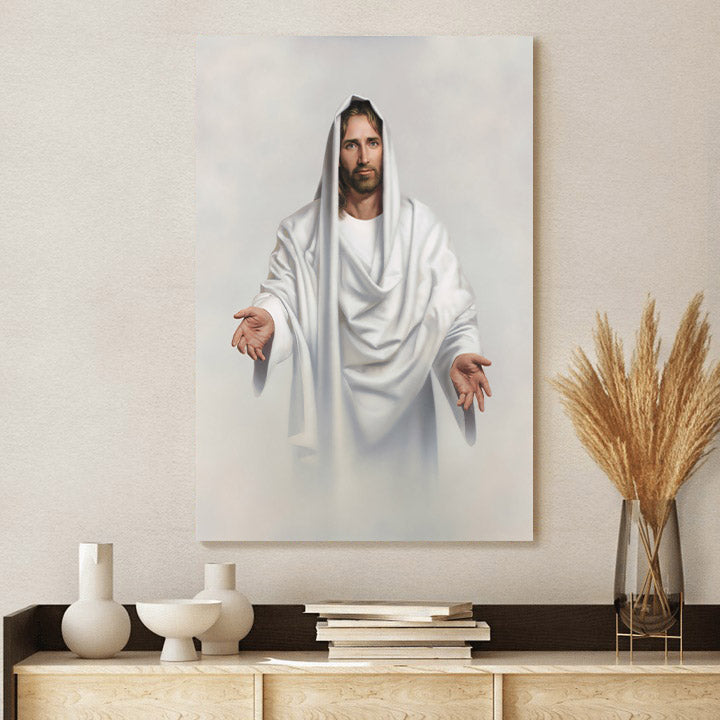 Abide With Me Canvas Picture - Jesus Canvas Wall Art - Christian Wall Art