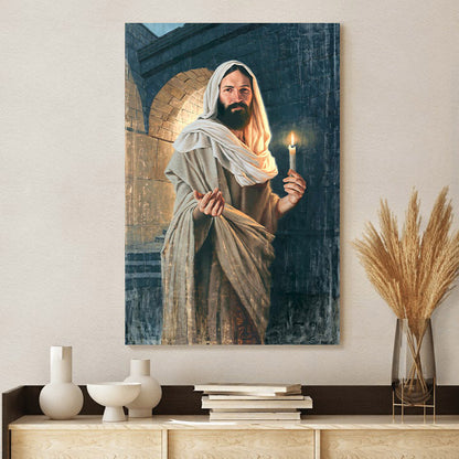Abide With Me, 'Tis Eventide Canvas Wall Art - Jesus Picture - Jesus Portrait Canvas