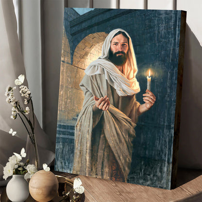 Abide With Me, 'Tis Eventide Canvas Wall Art - Jesus Picture - Jesus Portrait Canvas