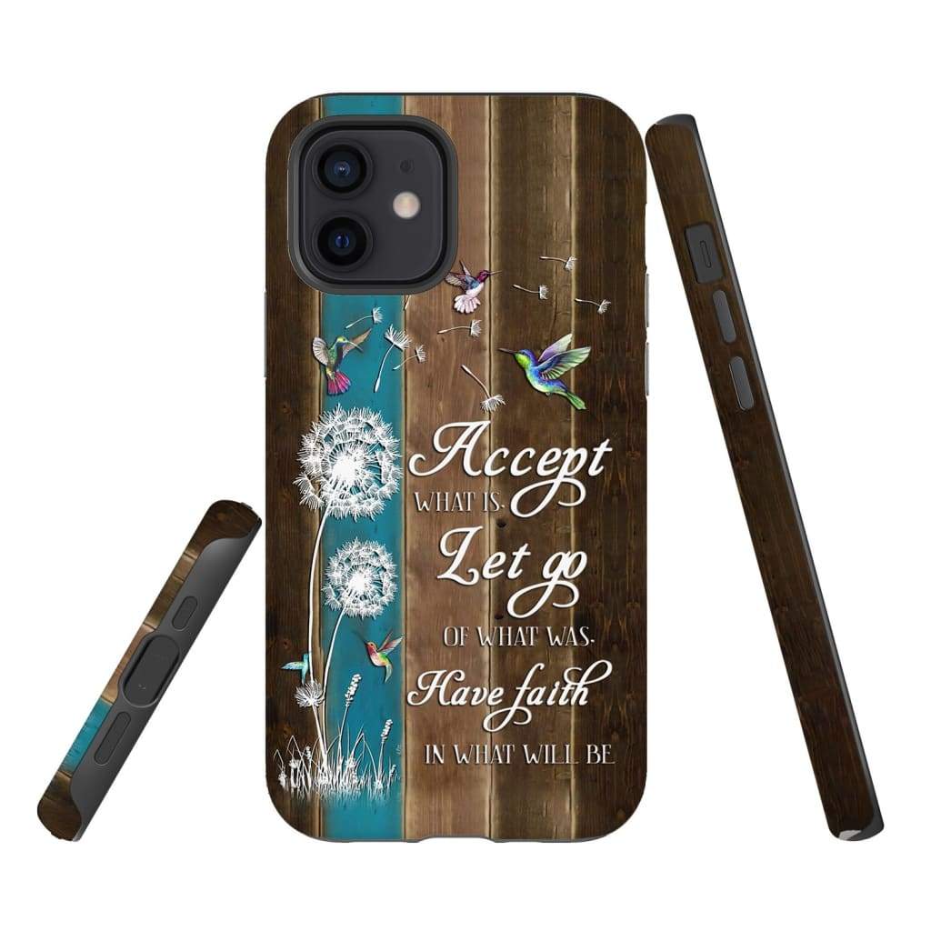 Accept What Is Let Go Of What Was And Have Faith Phone Case - Bible Verse Phone Cases Samsung