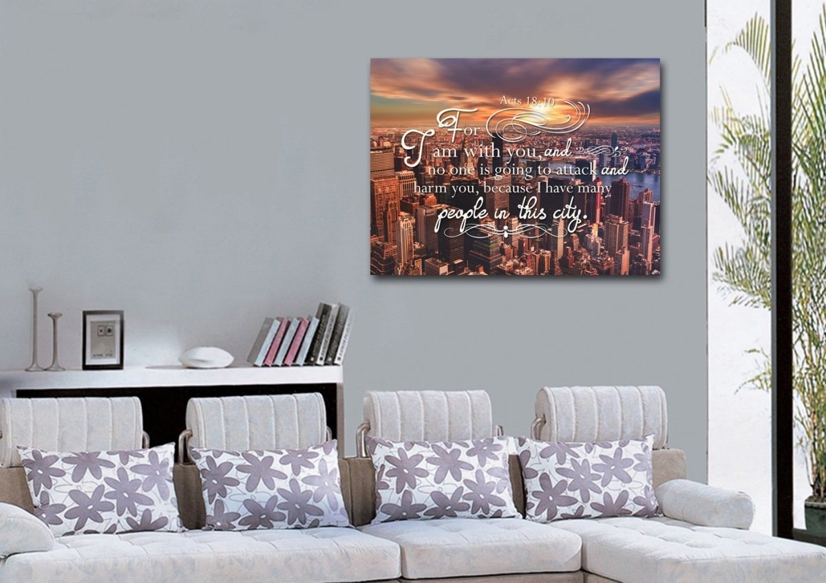 Acts 1810 Canvas Wall Art Print - Christian Canvas Wall Art