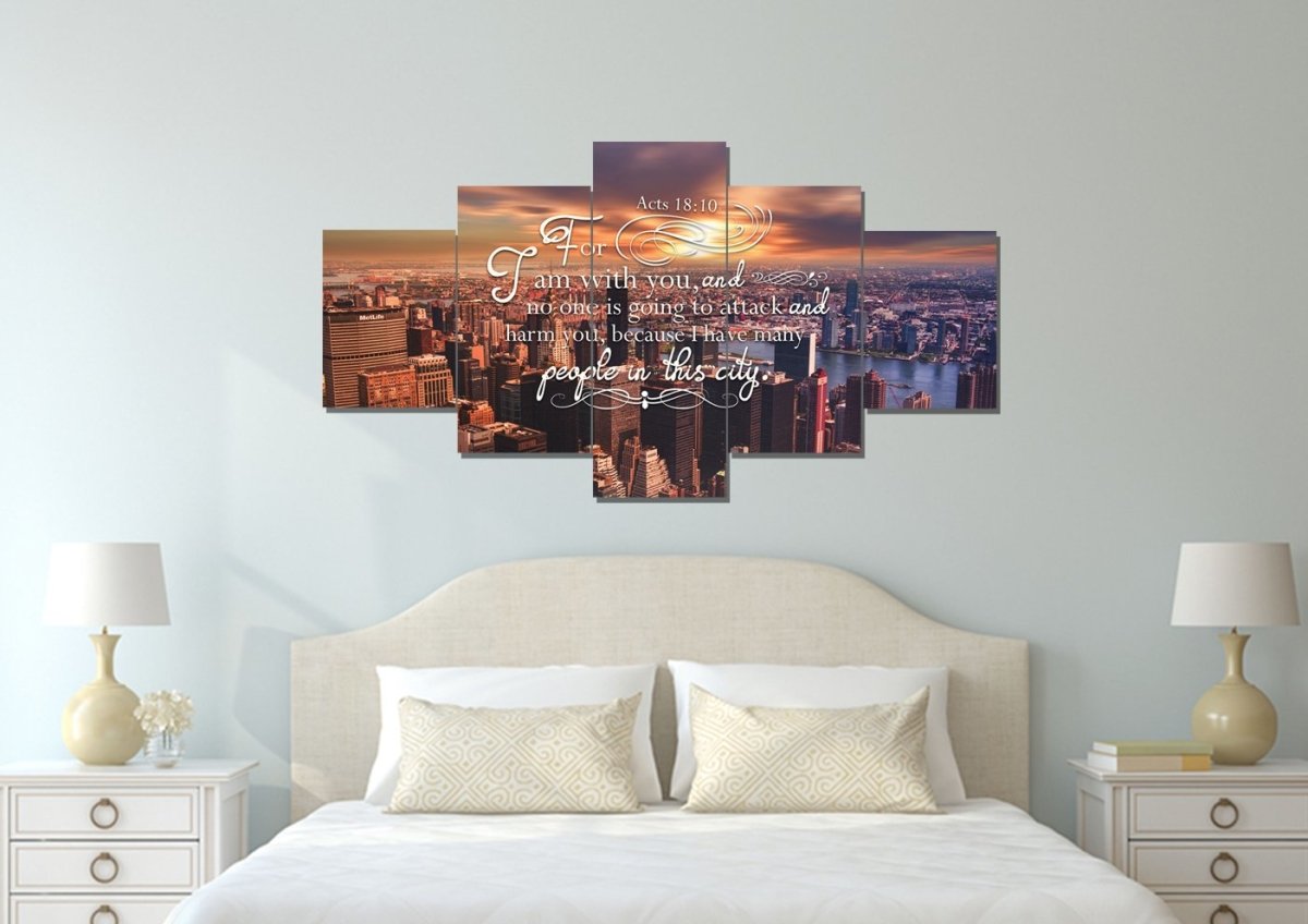 Acts 1810 Canvas Wall Art Print - Christian Canvas Wall Art