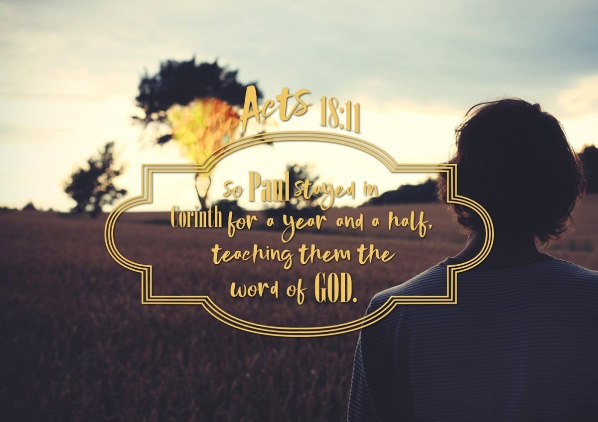 Acts 1811 Canvas Wall Art Print - Christian Canvas Wall Art