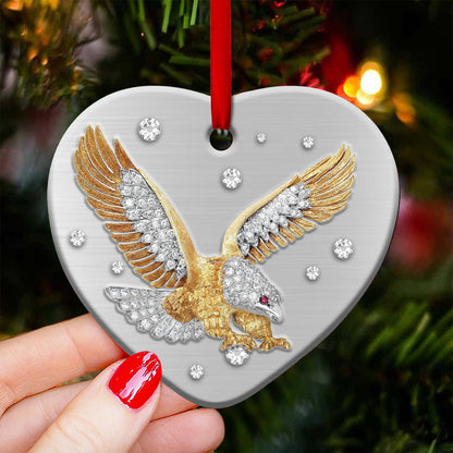 Advice From Eagle Heart Ornament - Christmas Ornament - Ciaocustom