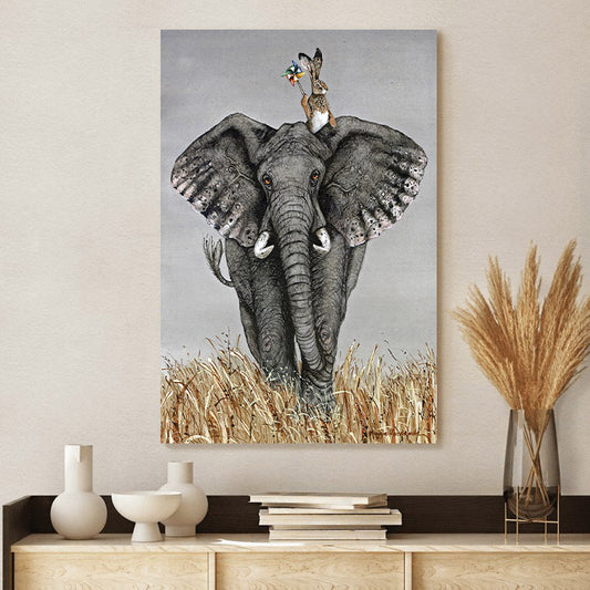 After The Parade Canvas Print - Easter Wall Art - Easter Vertical Canvas - Easter Gift