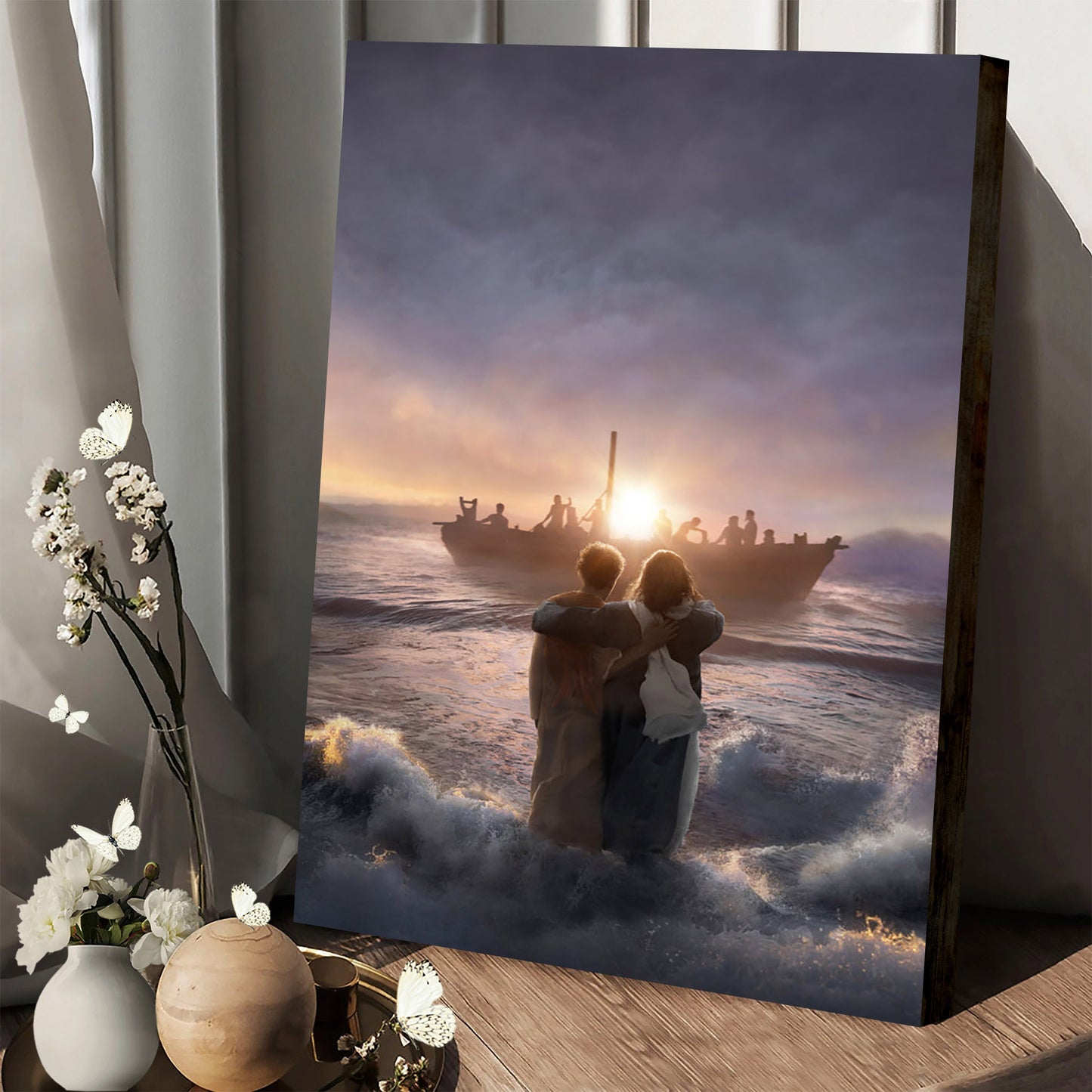After The Storm Canvas Picture - Jesus Christ Canvas Art - Christian Wall Canvas
