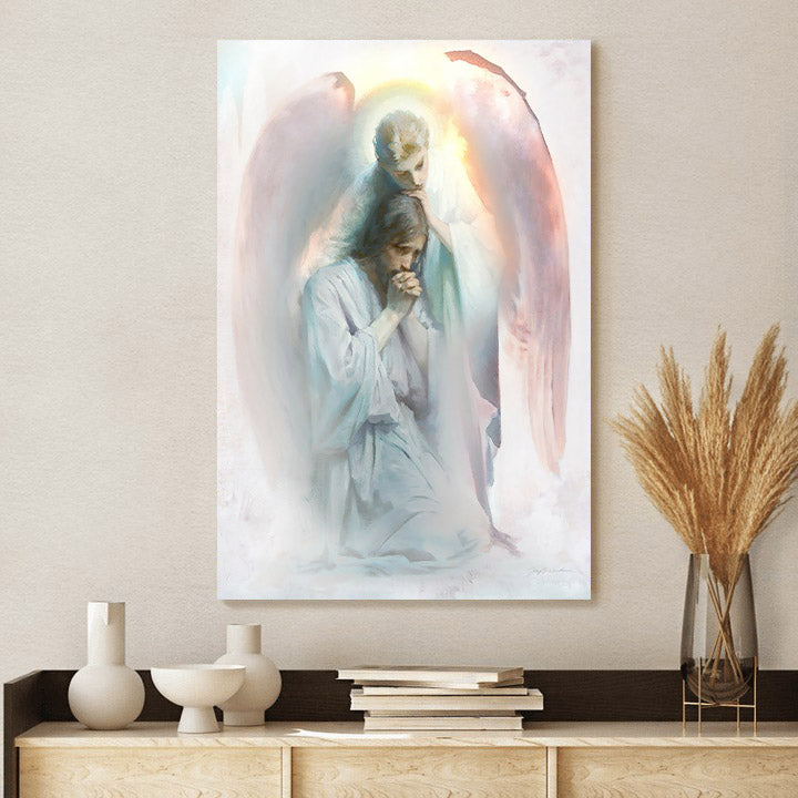 Agony In The Garden After Frans Schwartz Canvas Wall Art - Jesus Canvas Pictures - Christian Canvas Wall Art