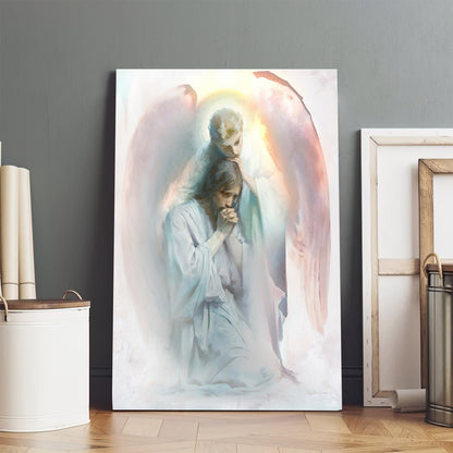 Agony In The Garden After Frans Schwartz Canvas Wall Art - Jesus Canvas Pictures - Christian Canvas Wall Art