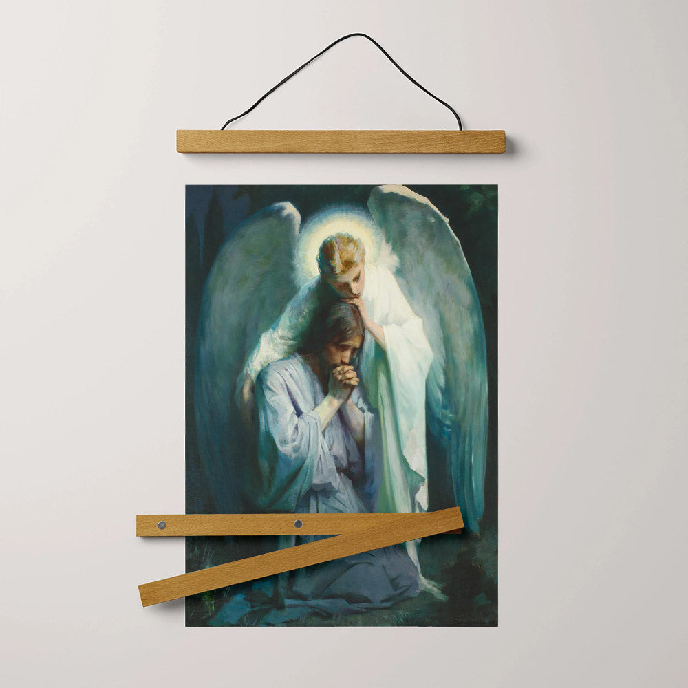 Agony In The Garden Hanging Canvas Wall Art - Christan Wall Decor - Religious Canvas