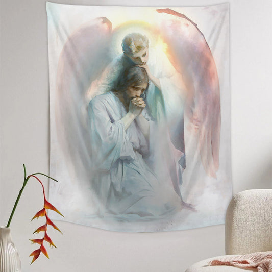 Agony in the Garden 1 Tapestry - Jesus Picture - Religious Tapestry - Christian Tapestry Wall Hangings