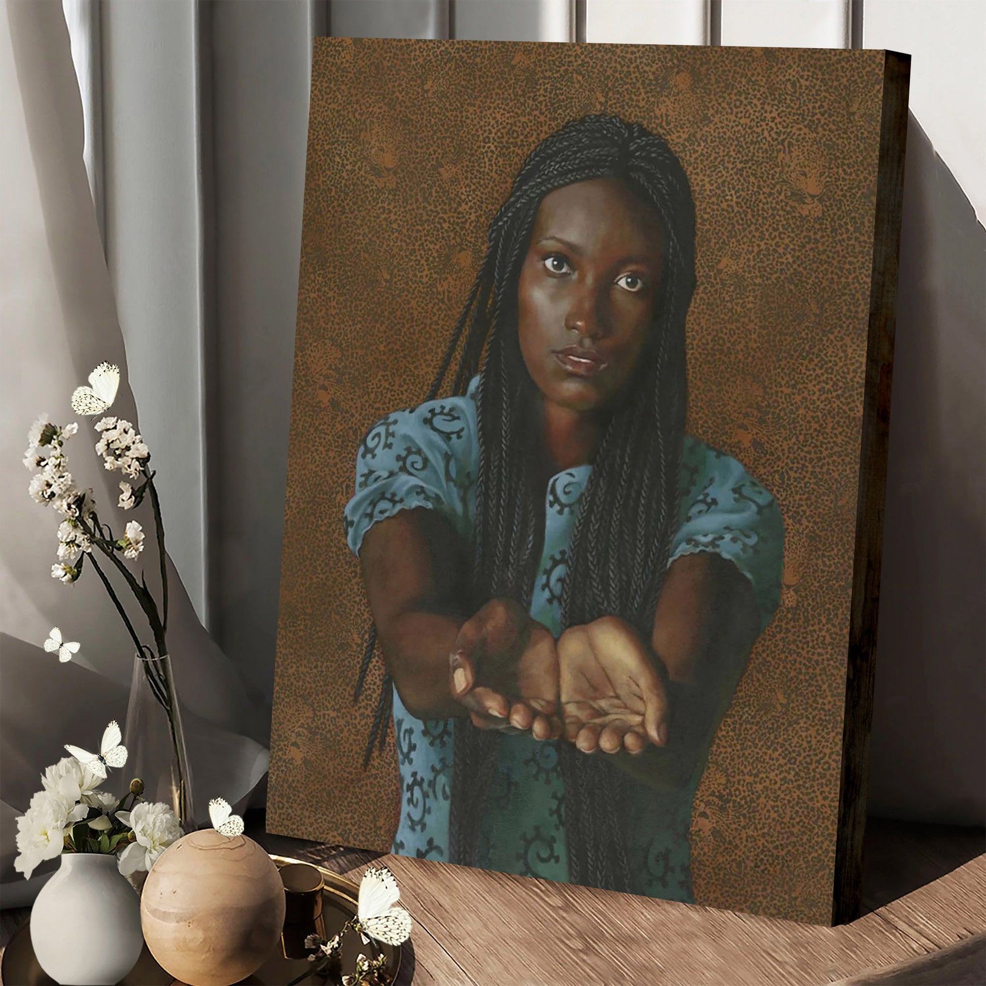 All I Ask Black Woman Canvas Wall Art - Christan Wall Decor