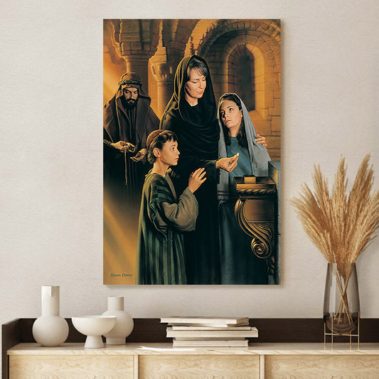 All That She Had Canvas Wall Art - Jesus Canvas Pictures - Christian Canvas Wall Art