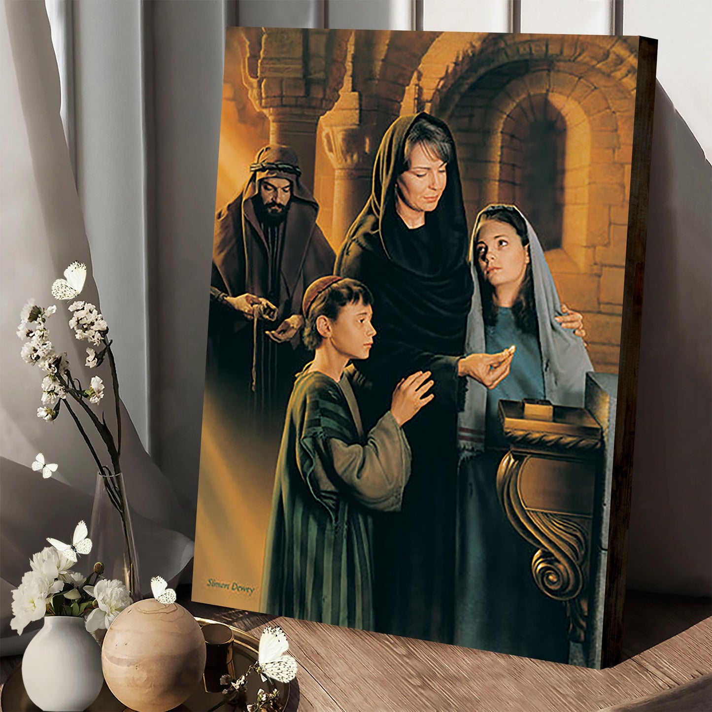 All That She Had Canvas Wall Art - Jesus Canvas Pictures - Christian Canvas Wall Art