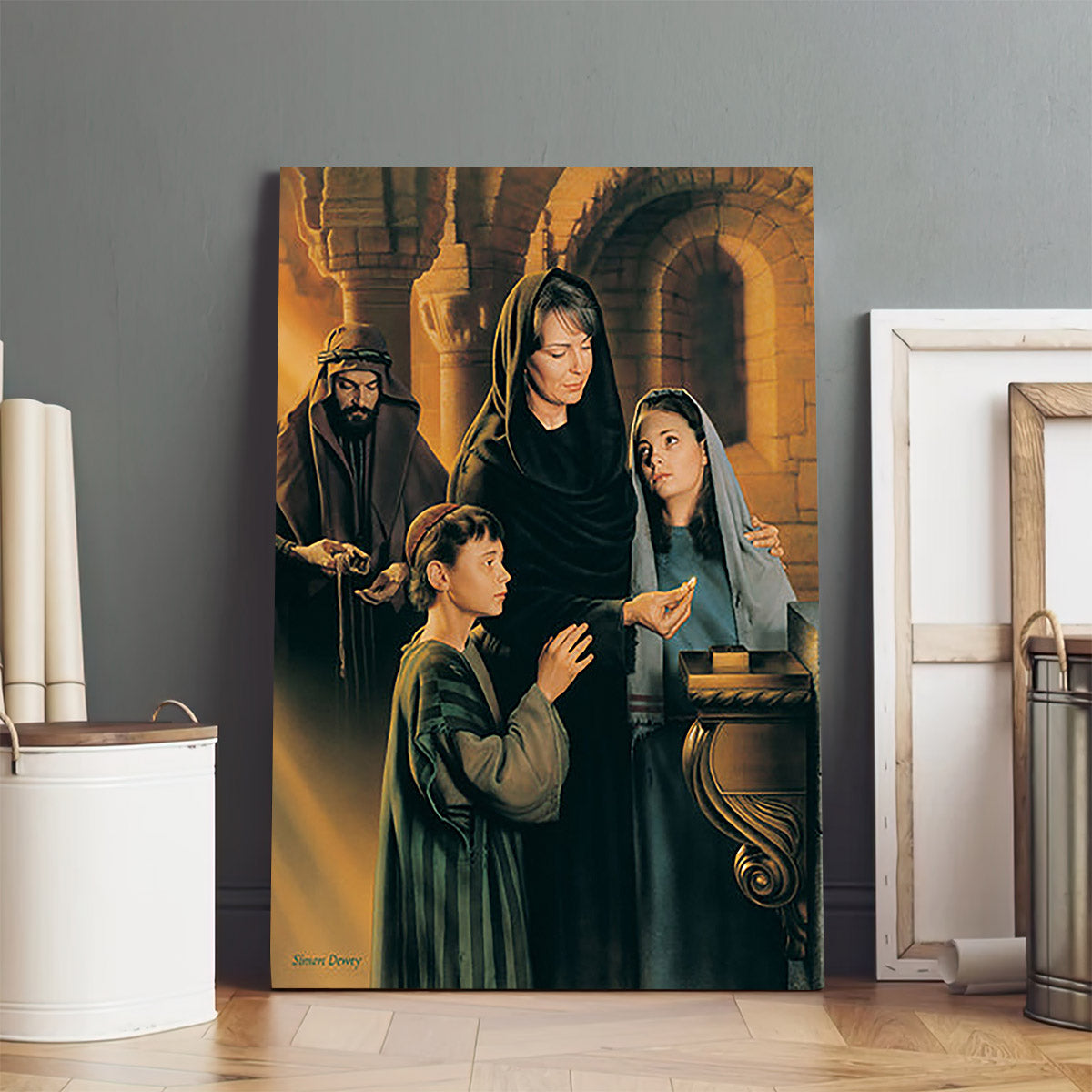 All That She Had Canvas Wall Art - Jesus Canvas Pictures - Christian Canvas Wall Art