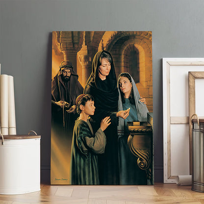 All That She Had Canvas Wall Art - Jesus Canvas Pictures - Christian Canvas Wall Art