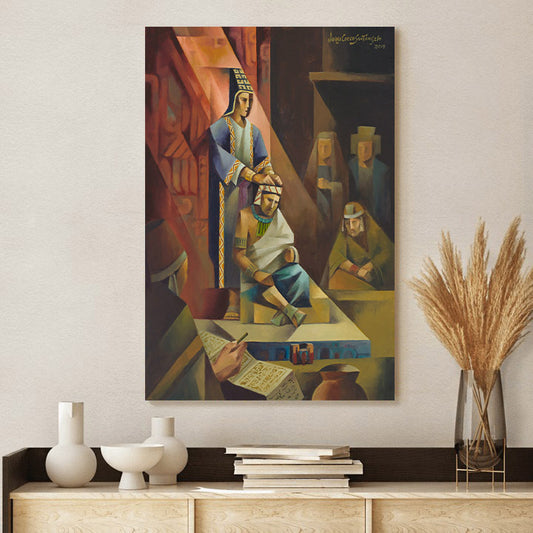 Alma, High Priest Canvas Pictures - Jesus Christ Canvas Art - Christian Wall Art