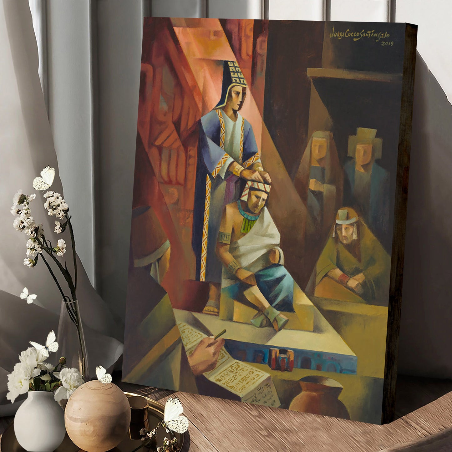 Alma, High Priest Canvas Pictures - Jesus Christ Canvas Art - Christian Wall Art