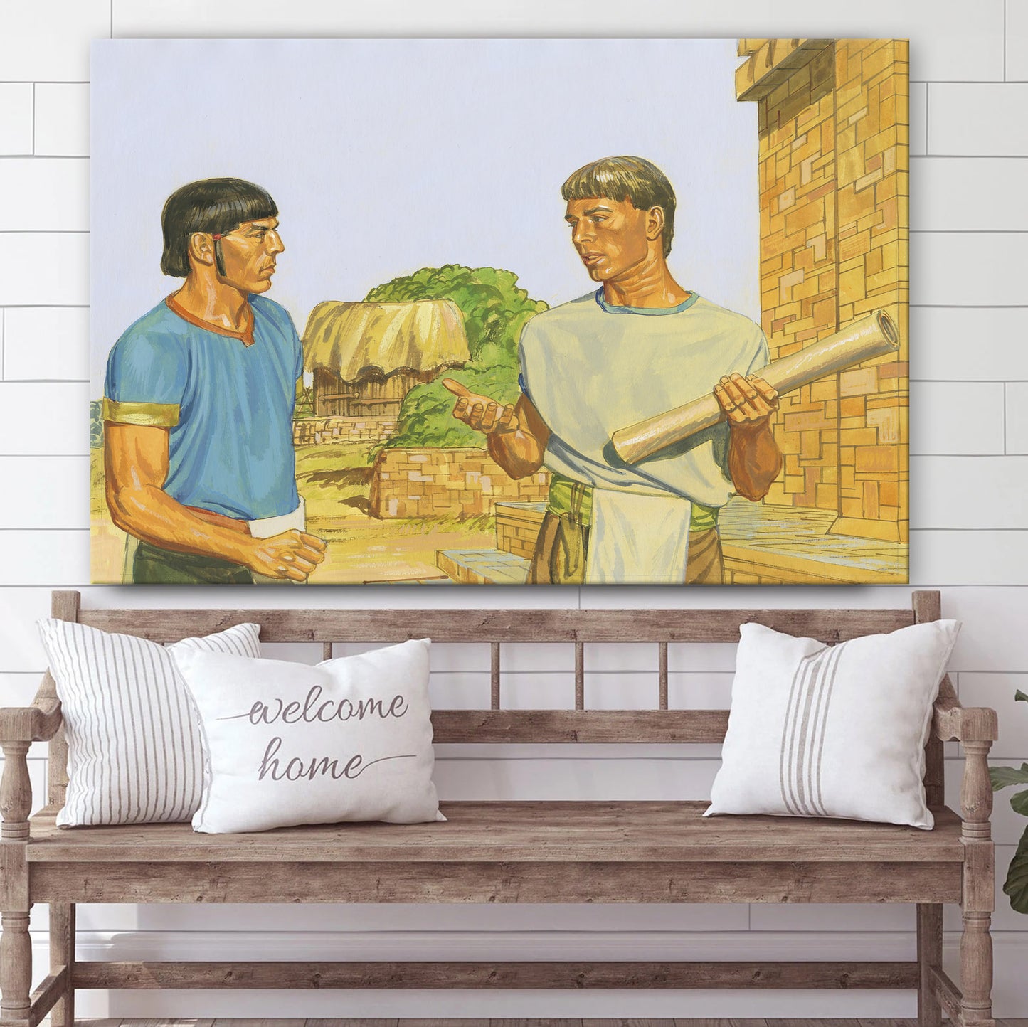 Alma Testifying To Korihor That There Is A God Canvas Pictures - Christian Paintings For Home - Religious Canvas Wall Decor