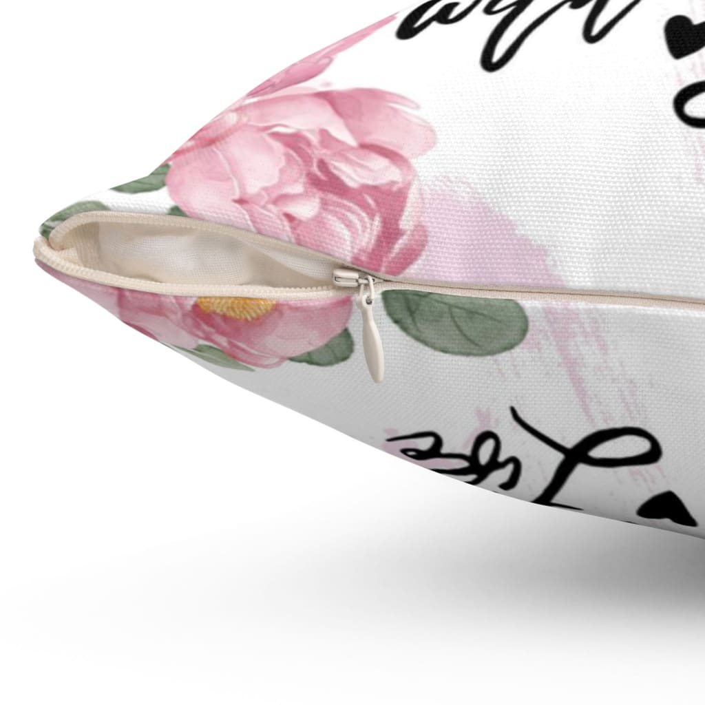 Always Be Brave With Your Life Christian Pillow