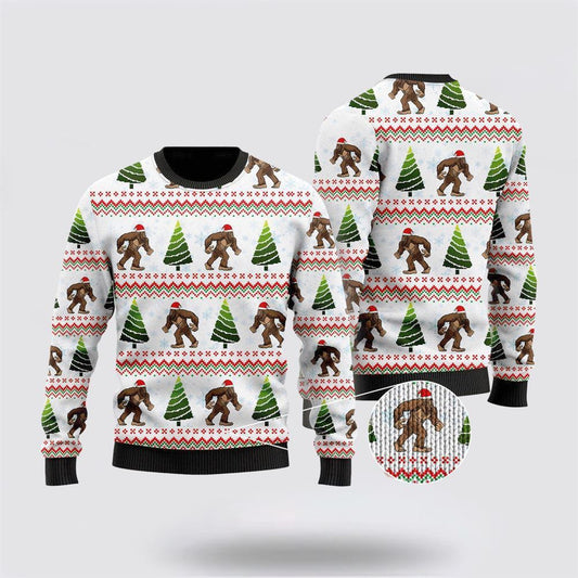 Amazing Bigfoot Ugly Christmas Sweater For Men, Best Gift For Christmas, Christmas Fashion Winter