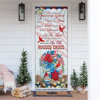 Amazing Grace Door Cover - Religious Door Decorations