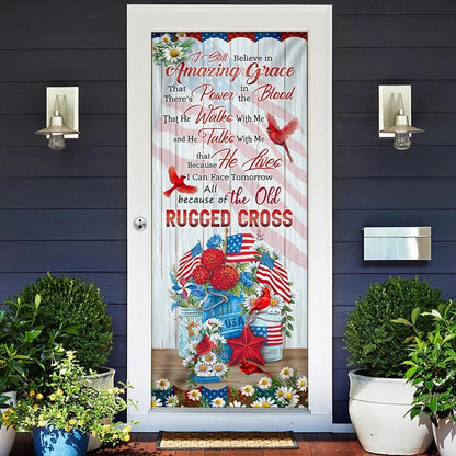 Amazing Grace Door Cover - Religious Door Decorations