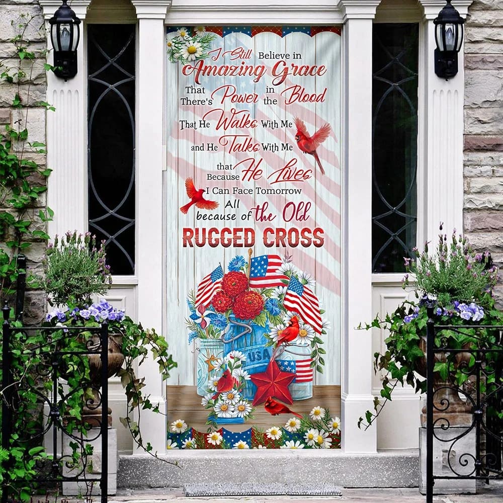 Amazing Grace Door Cover - Religious Door Decorations