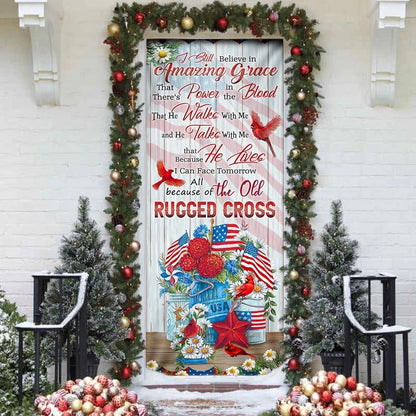Amazing Grace Door Cover - Religious Door Decorations