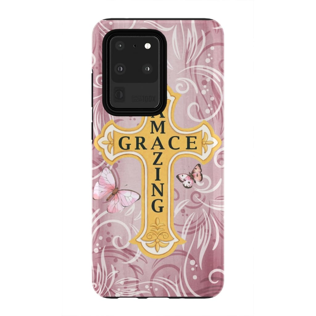 Amazing Grace Phone Case  Christian Phone Cases - Bible Verse Phone Cases Samsung