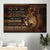 Amazing Lion Luxury Crown Trust In The Lord With All Your Heart Canvas Wall Art - Christian Wall Decor