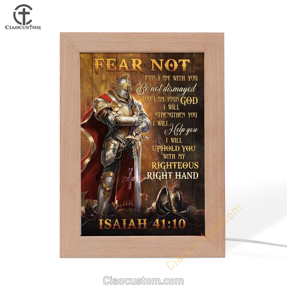 Amazing Warrior Drawing Jesus Fear Not For I Am With You Frame Lamp