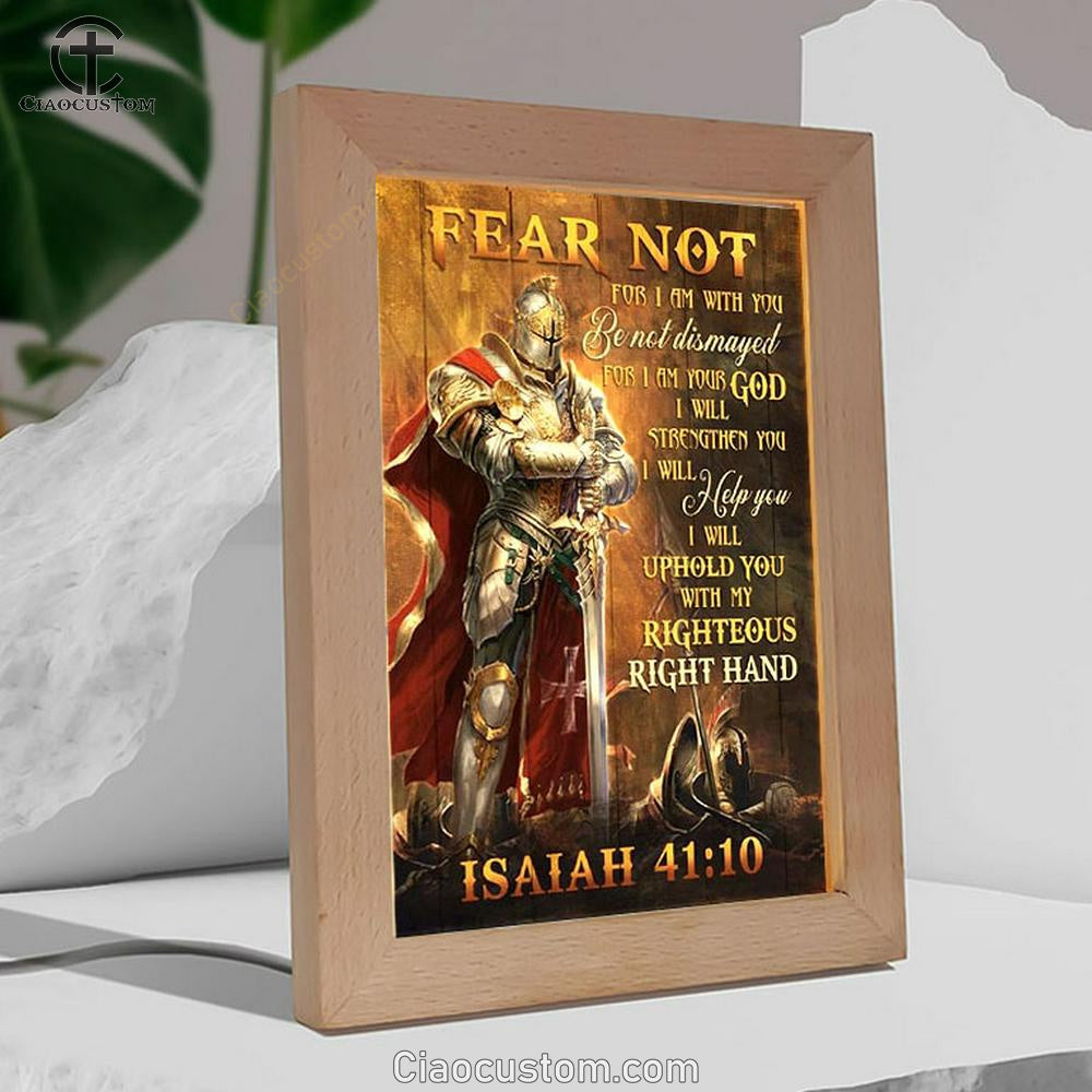 Amazing Warrior Drawing Jesus Fear Not For I Am With You Frame Lamp