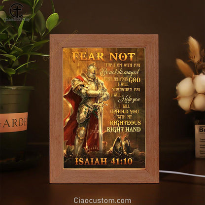 Amazing Warrior Drawing Jesus Fear Not For I Am With You Frame Lamp