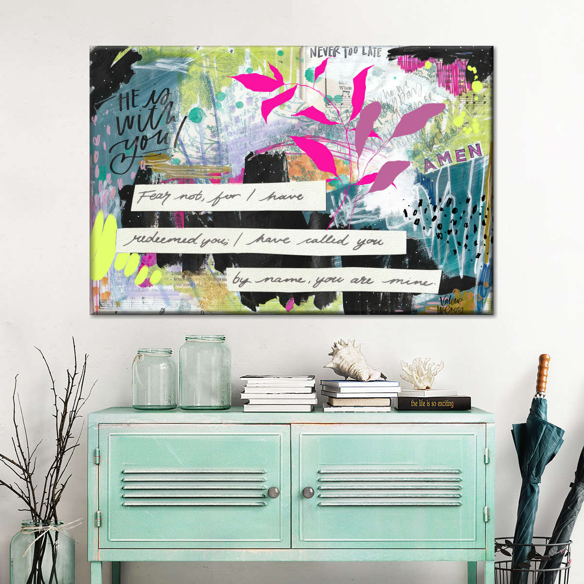 Amen Canvas Wall Art - Christian Canvas Wall Art - Religious Wall Art Canvas