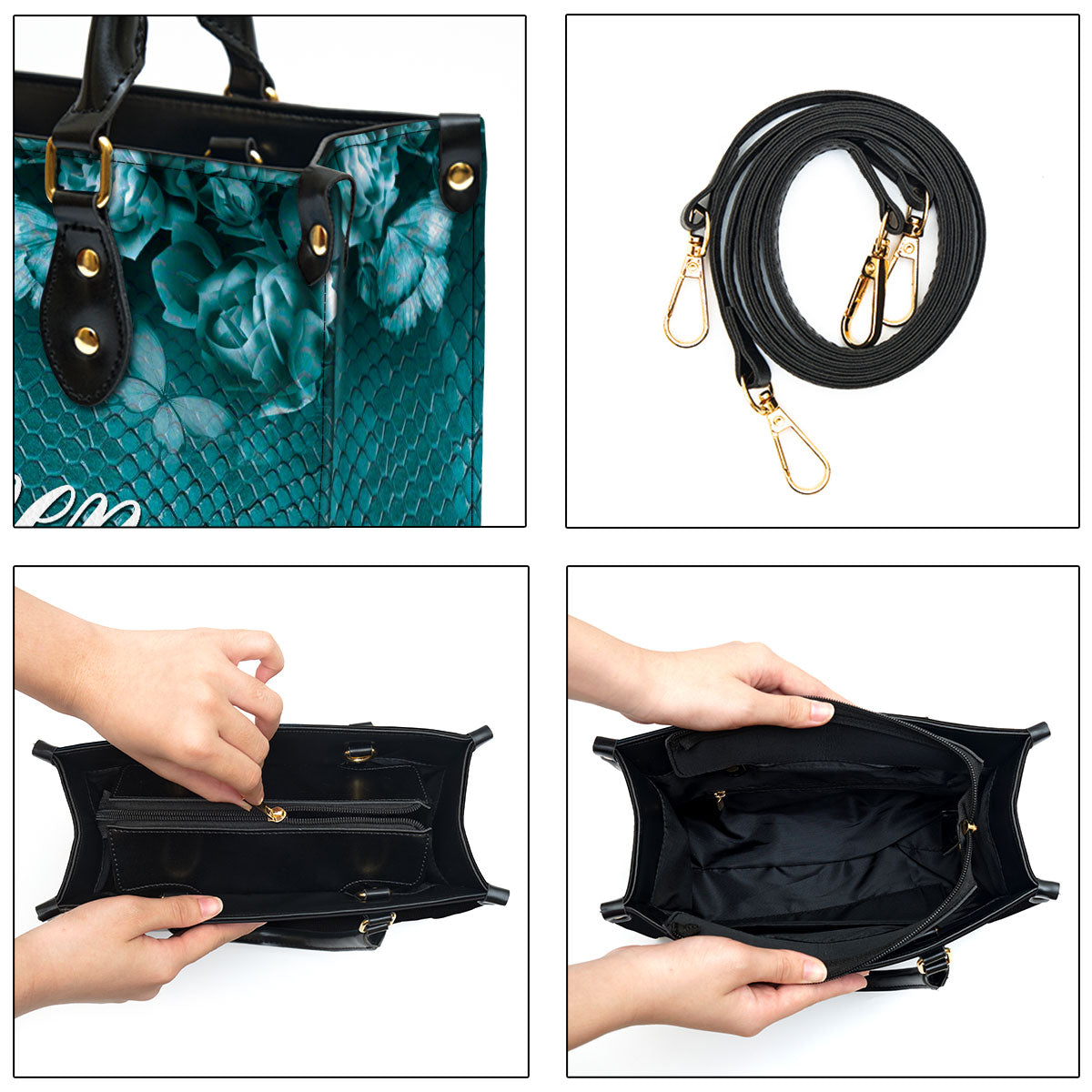 Amen Cross Leather Handbag - Religious Gifts For Women - Women Pu Leather Bag